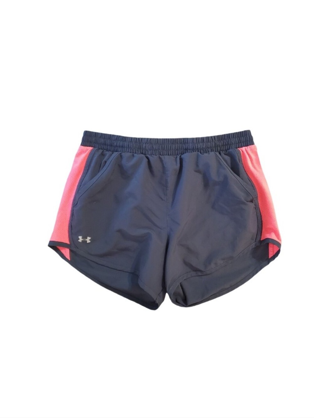 Under Armour Women's Black Pink Fly-by Running Training Shorts Small